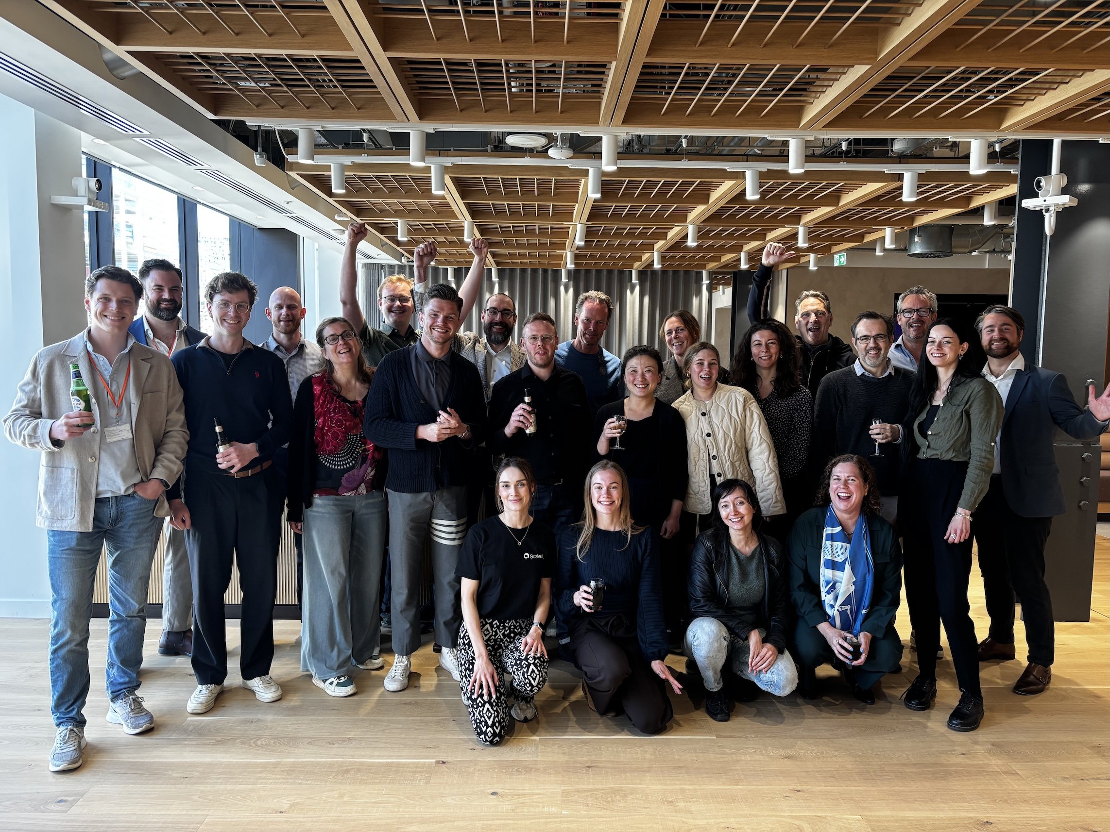 Group photo of mentors and founders